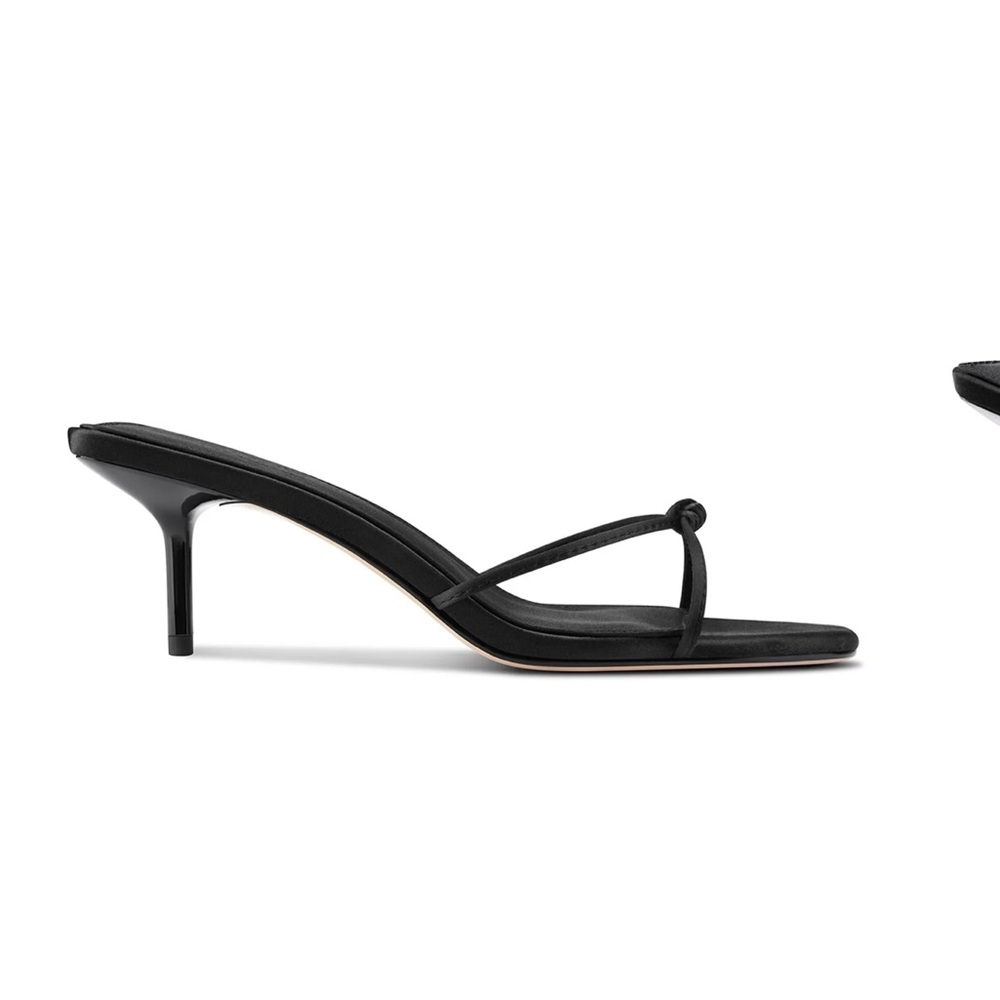 Femme LA Maeve Slipper - Satin Black